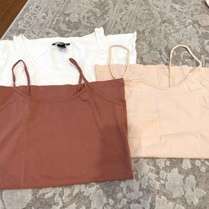 3 Pack camisole/tank tops